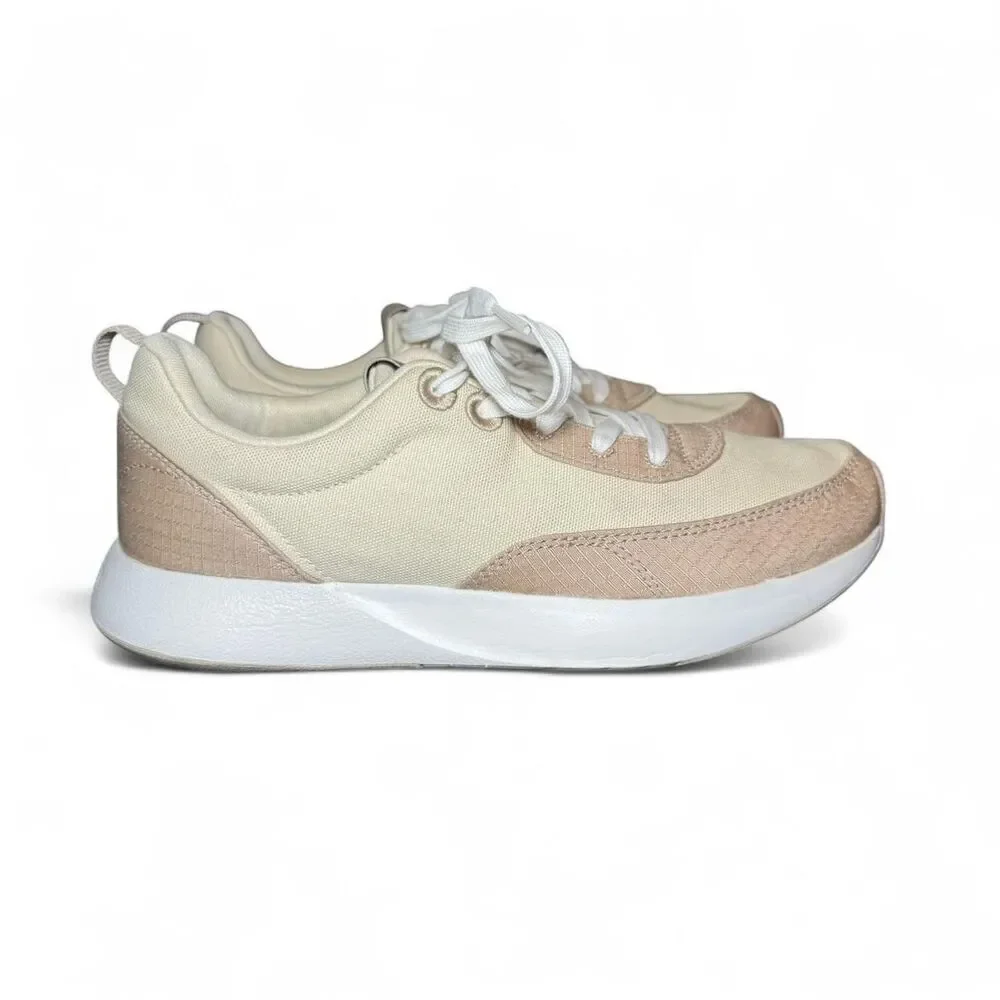 Allbirds Women’s Tree Runners Sneakers Size 9 – Cream & Tan Sustainable Shoes